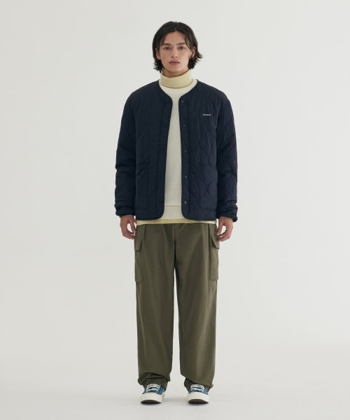 COVERNAT（カバーナット）の「ショートキルティングジャケット ダークネイビー（ダウンジャケット/コート・メンズ・その他・X-SMALL/SMALL/MEDIUM/LARGE/X-LARGE/XX-LARGE）」の4枚目の写真