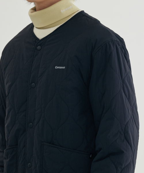 COVERNAT（カバーナット）の「ショートキルティングジャケット ダークネイビー（ダウンジャケット/コート・メンズ・その他・X-SMALL/SMALL/MEDIUM/LARGE/X-LARGE/XX-LARGE）」の7枚目の写真