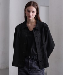 CLEL(�N���C��)�́yCLEL�zDouble Tech Fade Trucker Design Shirt / �_�u���e�b�N�t�F�[�h �g���b�J�[�f�U�C���V���c(�V���c/�u���E�X)