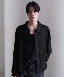 CLEL（クレイル）の「【CLEL】Double Tech Fade Trucker Design Shirt / ダブルテックフェード トラッカーデザインシャツ（シャツ/ブラウス）」