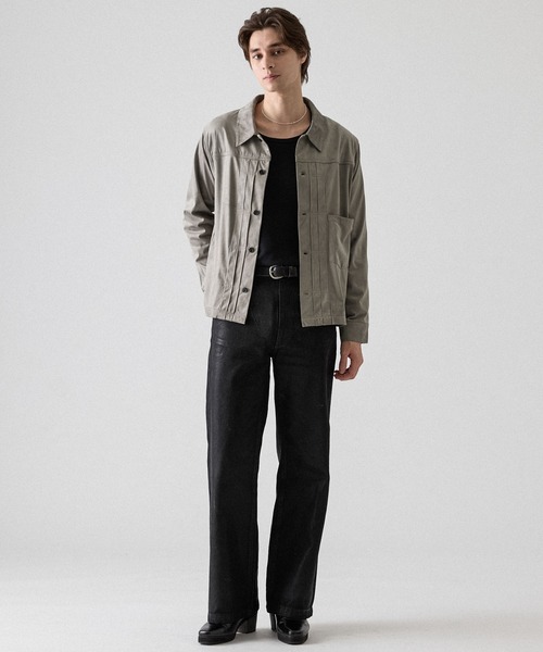 CLEL（クレイル）の「【CLEL】Double Tech Fade Trucker Design Shirt