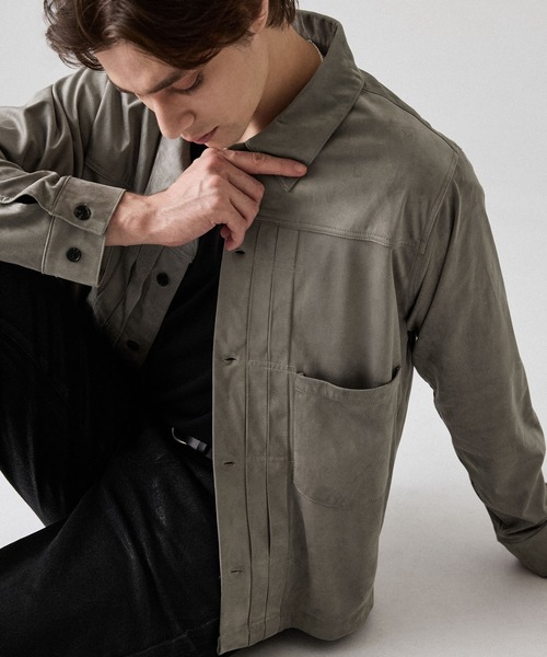 CLEL（クレイル）の「【CLEL】Double Tech Fade Trucker Design Shirt
