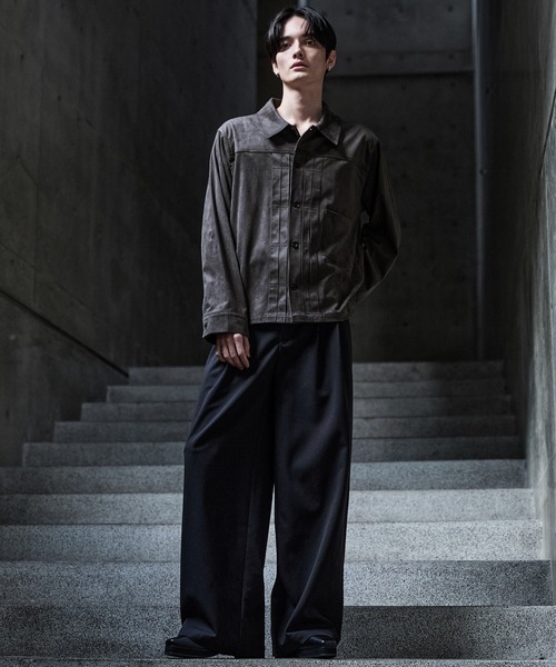 CLEL（クレイル）の「【CLEL】Double Tech Fade Trucker Design Shirt