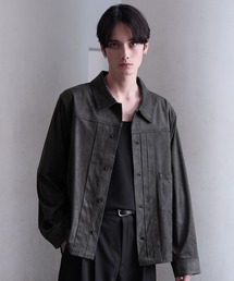 CLEL（クレイル）の「【CLEL】Double Tech Fade Trucker Design Shirt / ダブルテックフェード トラッカーデザインシャツ（シャツ/ブラウス）」