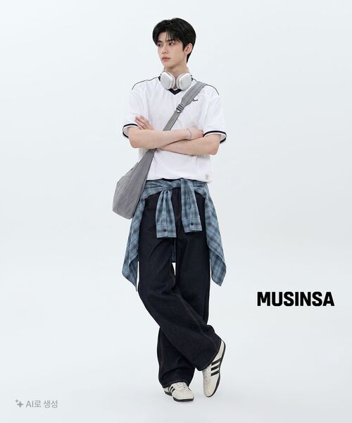 HAH ARCHIVE（ハーアーカイブ）の「[Hosu Edition] All-Rounder Crossbody Bag (Grey)（メッセンジャーバッグ・メンズ・その他・FREE）」の2枚目の写真