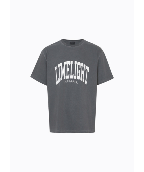LIMELIGHT APPAREL(ライムライトアパレル)の「アパレルピグメントアーチロゴTシャツ(チャコール/ホワイト)(Tシャツ/カットソー・メンズ・その他・SMALL/MEDIUM/LARGE/X-LARGE)」の2枚目の写真