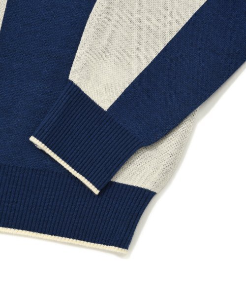VISION STREET WEAR(ヴィジョンストリートウェア)の「VSW Football Knit Blue(ニット/セーター・レディース・その他・SMALL/MEDIUM/LARGE/X-LARGE)」の9枚目の写真