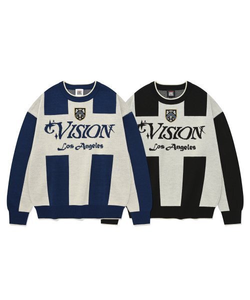 VISION STREET WEAR(ヴィジョンストリートウェア)の「VSW Football Knit Blue(ニット/セーター・レディース・その他・SMALL/MEDIUM/LARGE/X-LARGE)」の12枚目の写真