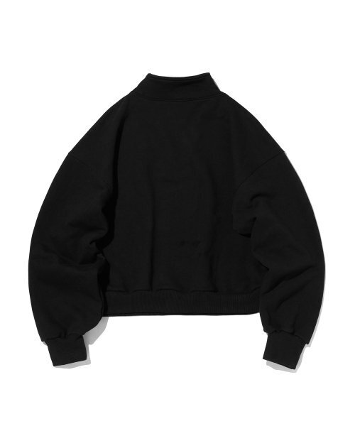 suade（スエード）の「HALF ZIP UP [BLACK]（スウェット・レディース・その他・FREE）」の2枚目の写真