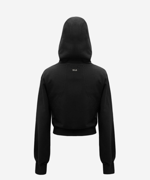 BLR(ビーエルアール)の「BLR Rivet Essential Hoodie Zip-up(パーカー・レディース・ブラック・SMALL/MEDIUM/LARGE)」の3枚目の写真