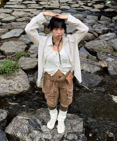 OGARP(オガープ)の「Nylon Utility Shorts Darknavy(その他パンツ・レディース・ダークネイビー・1/3/2)」の8枚目の写真