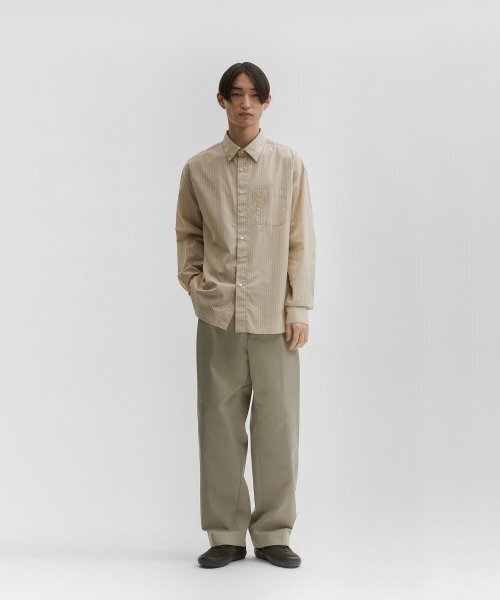 BLANKROOM(ブランクルーム)の「ストライプシャツ (KUWAMURAファブリック)_BAZIRAK(シャツ/ブラウス・レディース・その他・1/2/3/4)」の2枚目の写真