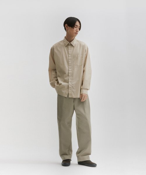 BLANKROOM(ブランクルーム)の「ストライプシャツ (KUWAMURAファブリック)_BAZIRAK(シャツ/ブラウス・レディース・その他・1/2/3/4)」の3枚目の写真