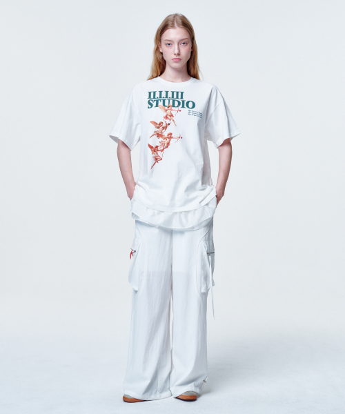 2113 STUDIO(イイルイルサムスタジオ)の「ルーズフィットTシャツ4天使(Tシャツ/カットソー・レディース・その他・FREE)」の5枚目の写真