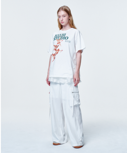 2113 STUDIO(イイルイルサムスタジオ)の「ルーズフィットTシャツ4天使(Tシャツ/カットソー・レディース・その他・FREE)」の6枚目の写真