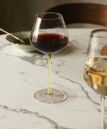 a.depeche（アデペシュ）の「【a.depeche:アデペシュ】ワイングラス　おしゃれなギフトに最適！　moman wine glass bourgogne YL（グラス/マグカップ/タンブラー）」