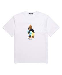 サーフボードベア NO.2 オーバーサイズ 半袖Tシャツ (VNDTS234) ホワイト