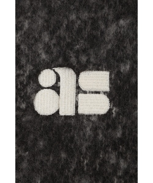 ALEXIA STAM(アリシアスタン)の「Logo Scarf /ASロゴマフラー(マフラー・レディース・レッド/グレー/ブラック・FREE)」の15枚目の写真