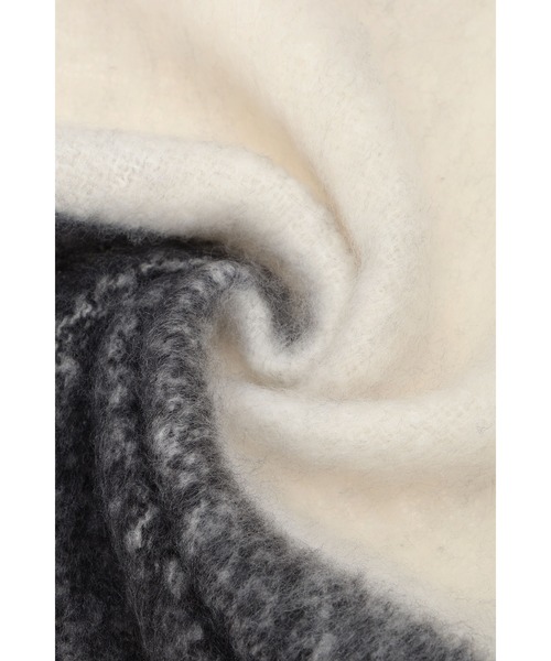 ALEXIA STAM(アリシアスタン)の「Logo Scarf /ASロゴマフラー(マフラー・レディース・レッド/グレー/ブラック・FREE)」の16枚目の写真