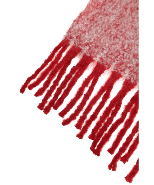 ALEXIA STAM(アリシアスタン)の「Logo Scarf /ASロゴマフラー(マフラー・レディース・レッド/グレー/ブラック・FREE)」の22枚目の写真