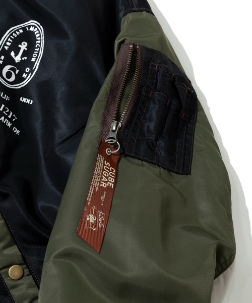 CUBE SUGAR(キューブシュガー)の「CUBE SUGAR/キューブシュガー 中綿ナイロン MA-1(MA-1・レディース・その他1・FREE)」の5枚目の写真