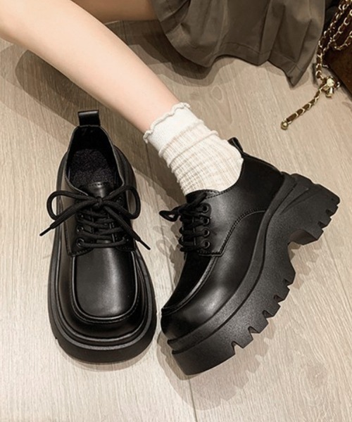 Miniministore(ミニミニストア)の「厚底ローファー トラックソール シューズ(ローファー・レディース・ブラウン/ブラック・23.0cm/22.5cm/24.5cm/24.0cm/23.5cm)」の11枚目の写真
