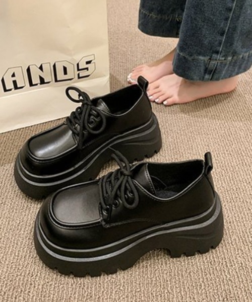 Miniministore(ミニミニストア)の「厚底ローファー トラックソール シューズ(ローファー・レディース・ブラウン/ブラック・23.0cm/22.5cm/24.5cm/24.0cm/23.5cm)」の16枚目の写真