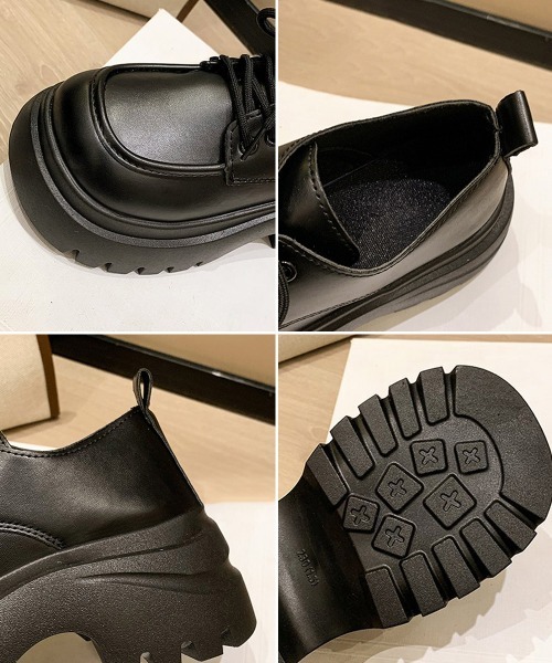Miniministore(ミニミニストア)の「厚底ローファー トラックソール シューズ(ローファー・レディース・ブラウン/ブラック・23.0cm/22.5cm/24.5cm/24.0cm/23.5cm)」の4枚目の写真