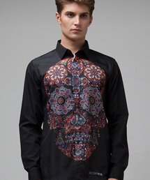 BEOM（ボム）の「ステンドグラススカルシャツ（シャツ/ブラウス）」
