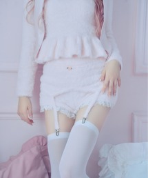 Fiorforte（フィオルフォルテ）の「garter knit short pants（その他パンツ）」