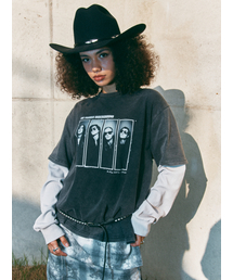 HIGHTIDEFRANKIE（ハイタイドフランキー）の「Frankie Underground Layered Tee Black（Tシャツ/カットソー）」