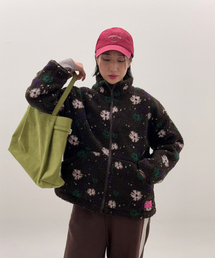 320SHOWROOM（320ショールーム）の「Floral Fleece Quilted Jumper Brown（その他アウター）」