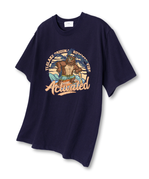 TI.GLAKE(ティーグレイク)の「ヴィンテージサマー 半袖Tシャツ ネイビー(Tシャツ/カットソー・レディース・その他・LARGE/X-LARGE/XX-LARGE)」の1枚目の写真