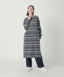 2023 Plantationプランテーション☆幾何 キカジャガードワンピースM 2023 Plantationプランテーション☆幾何 キカジャガードワンピースM