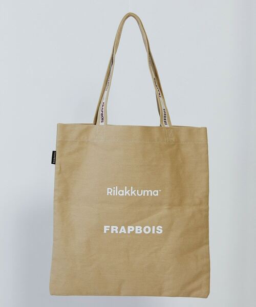 FRAPBOIS（フラボア）の「Rilakkuma ロゴトート（トートバッグ・レディース・ベージュ/イエロー・FREE）」の13枚目の写真