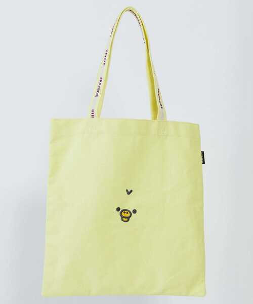 FRAPBOIS（フラボア）の「Rilakkuma ロゴトート（トートバッグ・レディース・ベージュ/イエロー・FREE）」の18枚目の写真