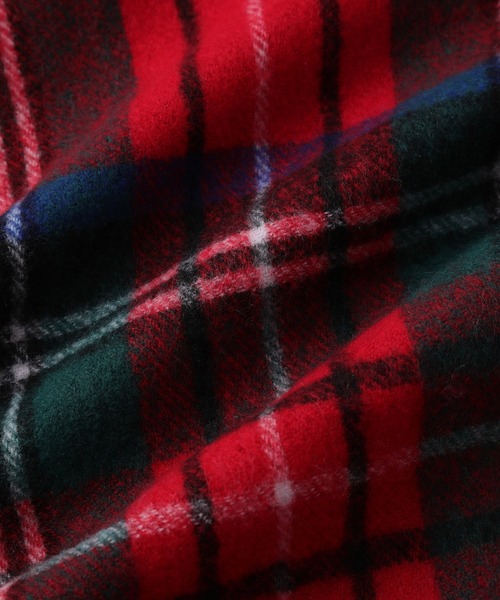 ROPE' PICNIC（ロペピクニック）の「チェックマフラー（マフラー・レディース・レッド系その他/ベージュ系その他/ブラック系その他・FREE）」の9枚目の写真