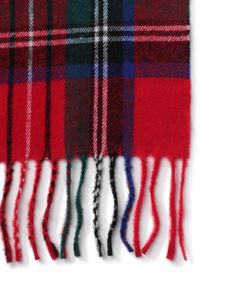ROPE' PICNIC（ロペピクニック）の「チェックマフラー（マフラー・レディース・レッド系その他/ベージュ系その他/ブラック系その他・FREE）」の10枚目の写真