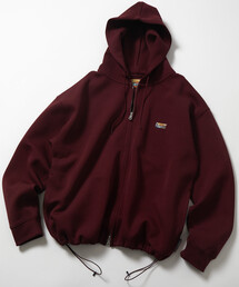 FREAK'S STORE（フリークスストア）の「ビッグシルエット スピンドル ダンボール ワンポイントロゴ スウェット ジップアップ パーカー（パーカー・メンズ）」