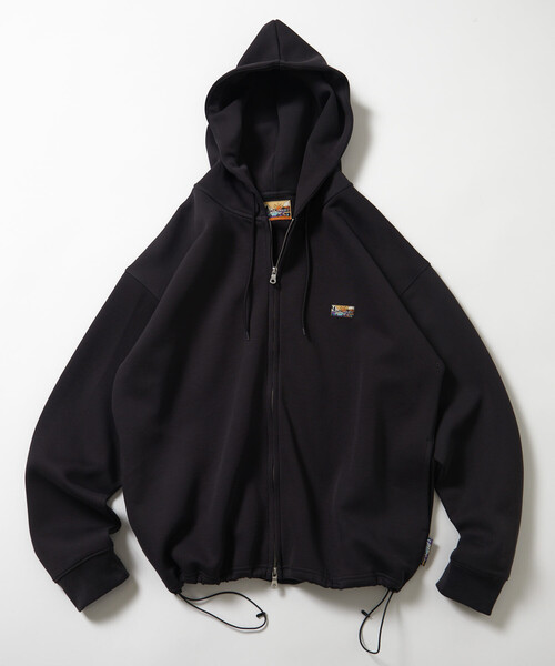 ビッグシルエット スピンドル ダンボール ワンポイントロゴ スウェット