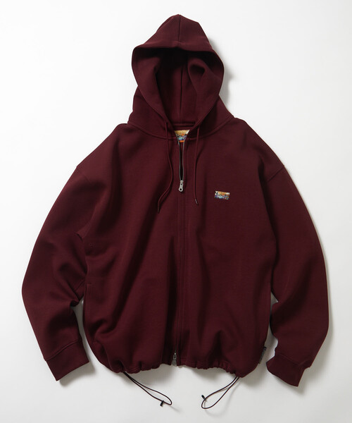 ビッグシルエット スピンドル ダンボール ワンポイントロゴ スウェット