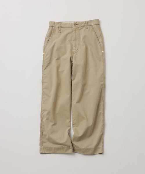 bio wear チノパン ウィムガゼット Whim Gazette バイオ加工チノパンツ