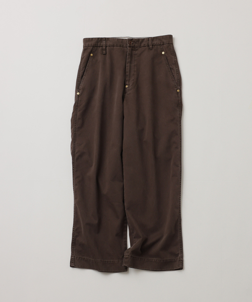 UNFOLLOW(アンフォロー)の「【FOLL / フォル】brushed deep bio wardrobe chino(チノパンツ・メンズ・ブラウン/ベージュ・3/2/1)」の1枚目の写真