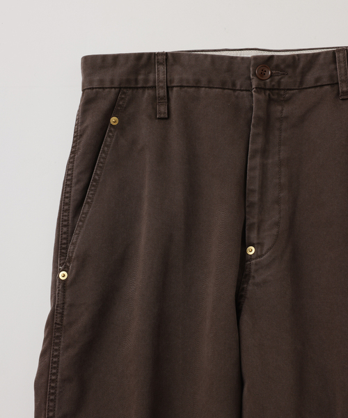 UNFOLLOW(アンフォロー)の「【FOLL / フォル】brushed deep bio wardrobe chino(チノパンツ・メンズ・ブラウン/ベージュ・3/2/1)」の4枚目の写真