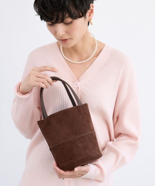 VELETTO（ベレット）の「BARNYARDSTORM / VELETTO(ヴェレット) / スエートバケツBAG（ハンドバッグ・レディース・ダークブラウン・FREE）」の5枚目の写真