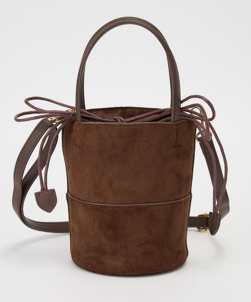 VELETTO（ベレット）の「BARNYARDSTORM / VELETTO(ヴェレット) / スエートバケツBAG（ハンドバッグ・レディース・ダークブラウン・FREE）」の8枚目の写真