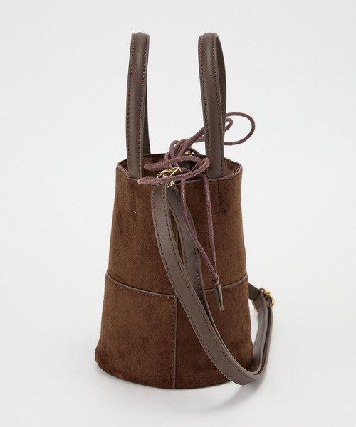 VELETTO（ベレット）の「BARNYARDSTORM / VELETTO(ヴェレット) / スエートバケツBAG（ハンドバッグ・レディース・ダークブラウン・FREE）」の9枚目の写真
