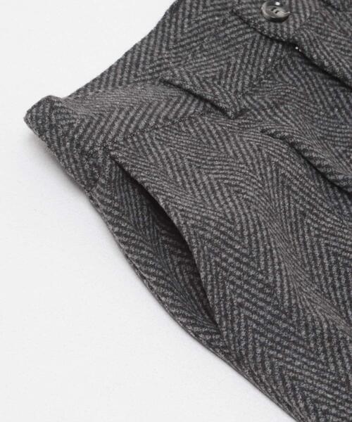 SENSE OF PLACE by URBAN RESEARCH（センスオブプレイスバイアーバンリサーチ）の「スライバーライクヘリンボーンワイドパンツ（スラックス・メンズ・チャコールグレー/ブラウン・MEDIUM/LARGE）」の18枚目の写真