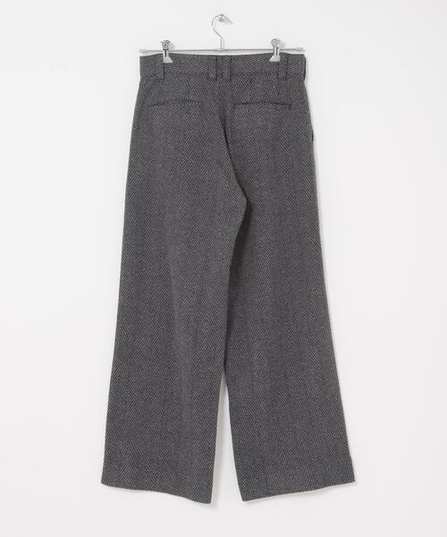 SENSE OF PLACE by URBAN RESEARCH（センスオブプレイスバイアーバンリサーチ）の「スライバーライクヘリンボーンワイドパンツ（スラックス・メンズ・チャコールグレー/ブラウン・MEDIUM/LARGE）」の19枚目の写真