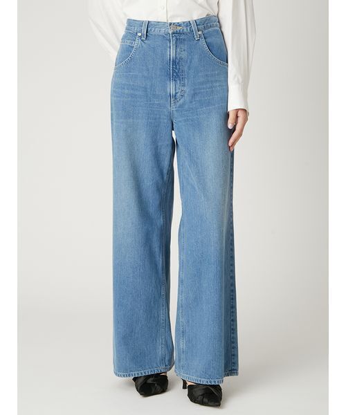 FRAY I.D（フレイアイディー）の「【Lee× FRAY I.D】ワイドパンツ（デニムパンツ・レディース・ブルー/インディゴブルー・0/1）」の21枚目の写真
